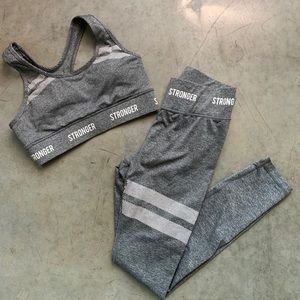 STRONGER SET (sports bra + pants) 💪🏼
